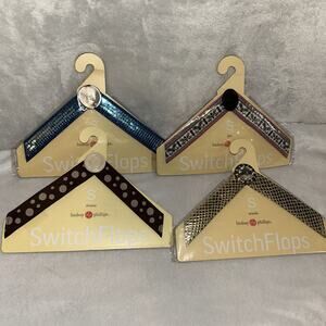 Lindsay Phillips Switch Flops Strap Bundle Of 4 Women’s Small NEW As-Is